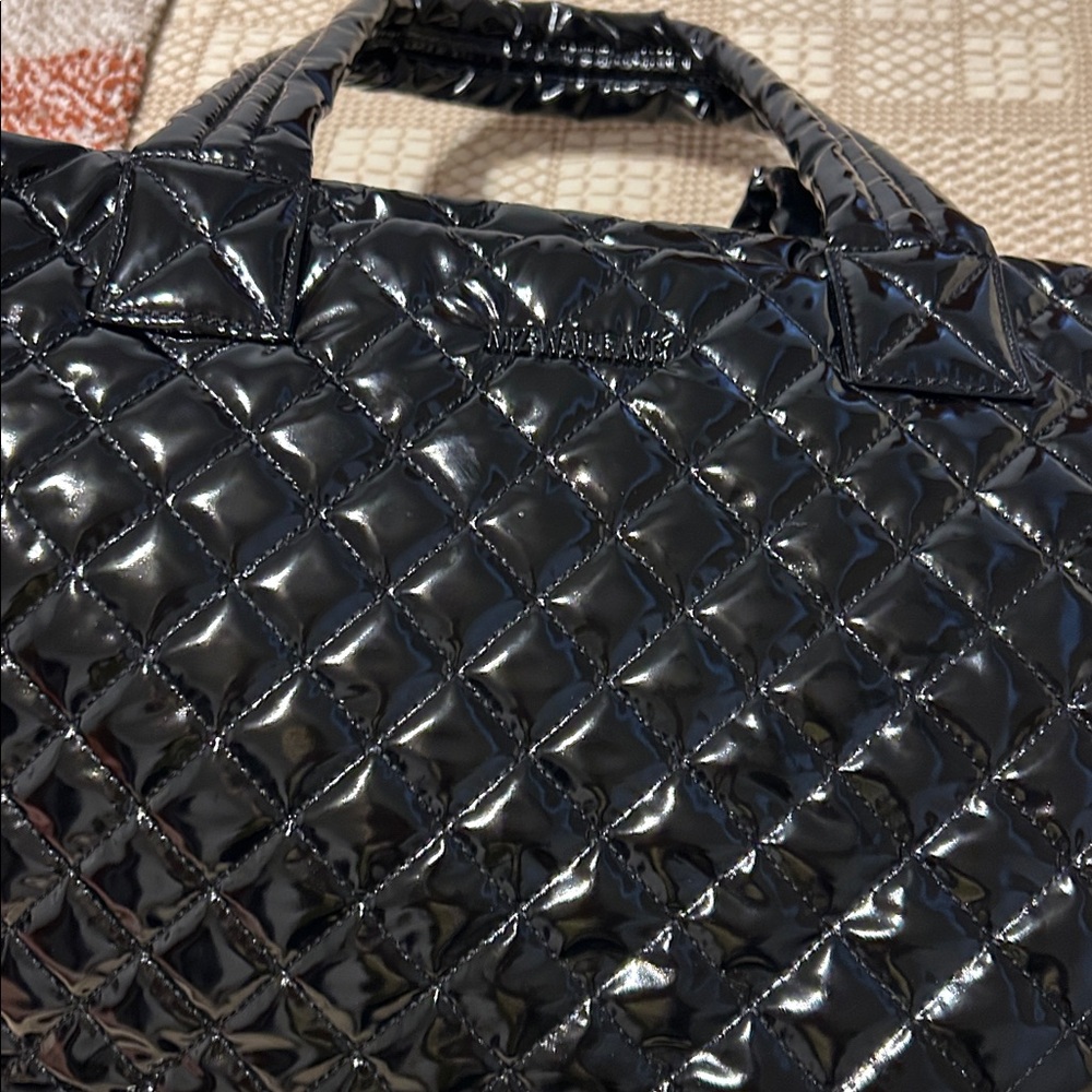 Mz Wallace metro  black patent tote